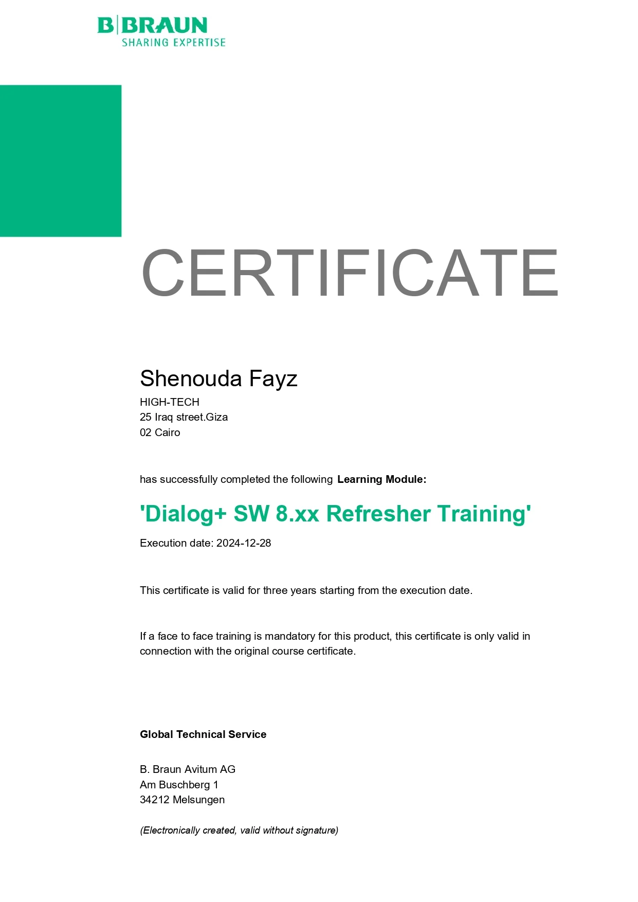 Dialog+ SW 9.xx Refresher Training 2021 - EN
